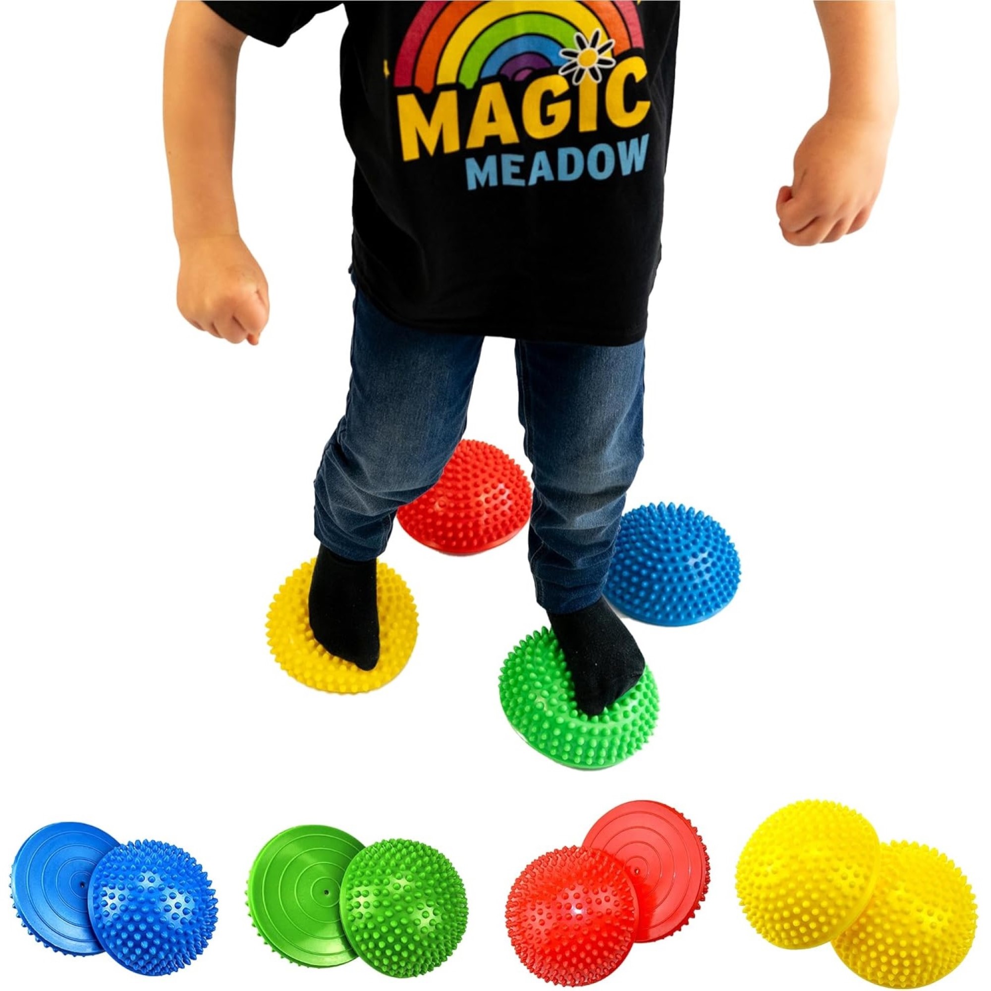 MagicMeadow Sensory Balance Pod Stepping Stones