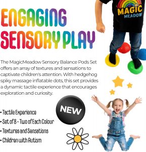 MagicMeadow Sensory Balance Pod Stepping Stones