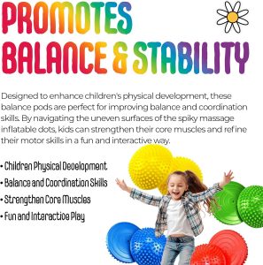 MagicMeadow Sensory Balance Pod Stepping Stones
