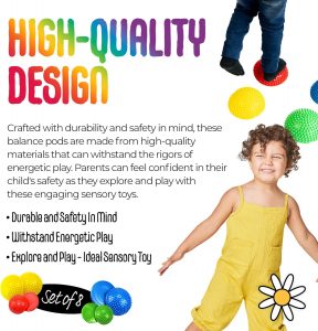 MagicMeadow Sensory Balance Pod Stepping Stones