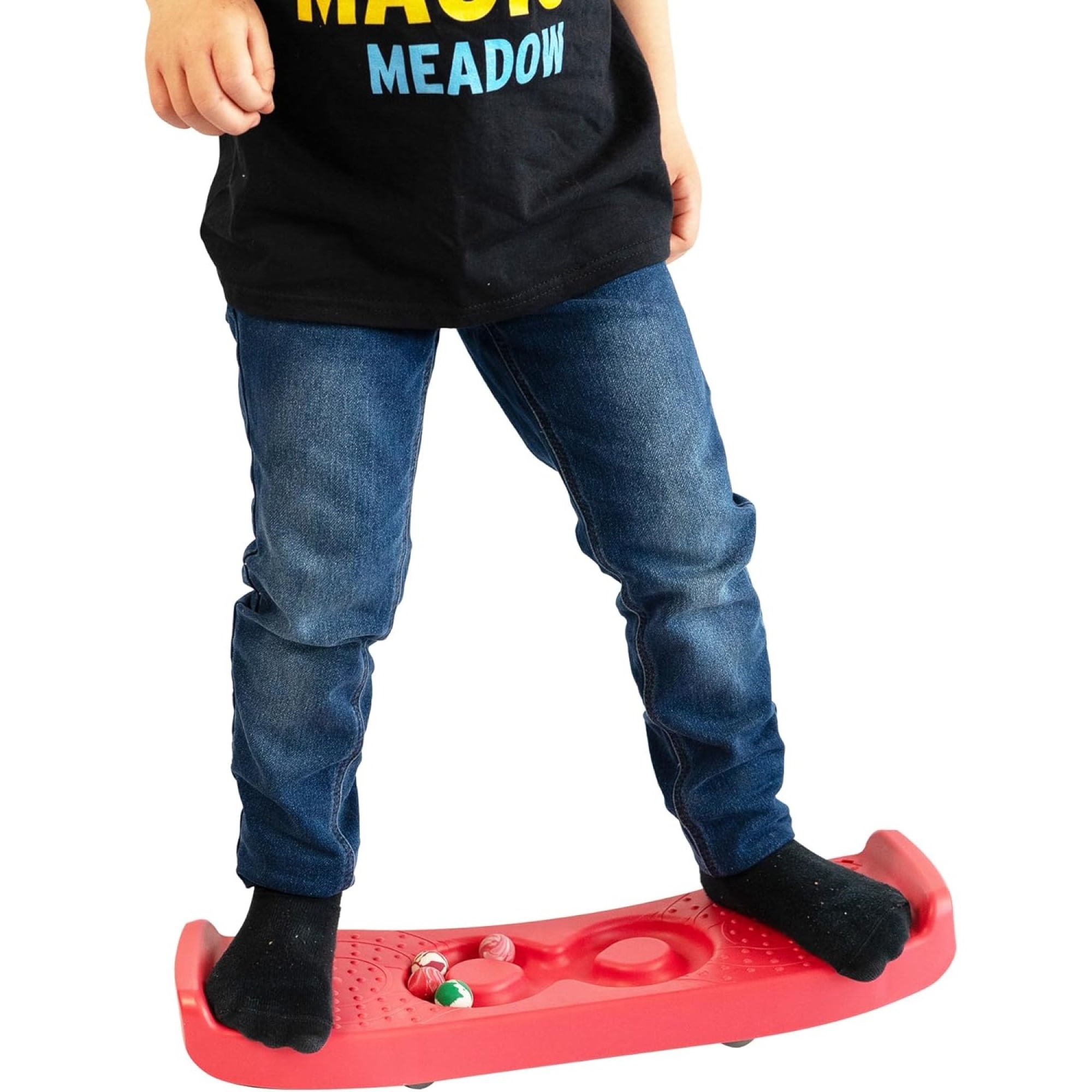 MagicMeadow Sensory Trace and Balance Red Board