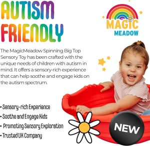 MagicMeadow Spinning Big Top Sensory Toy