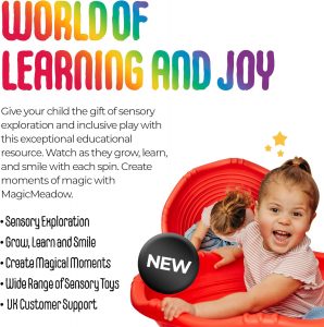 MagicMeadow Spinning Big Top Sensory Toy