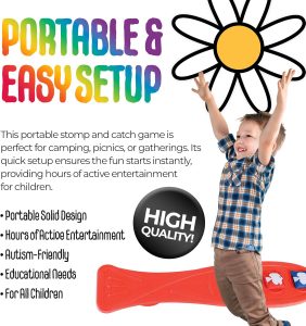 Magic Meadow Sensory Stomp and Catch Board