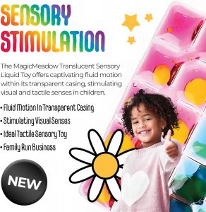 Magic Meadow Translucent Liquid Shapes Sensory Toy