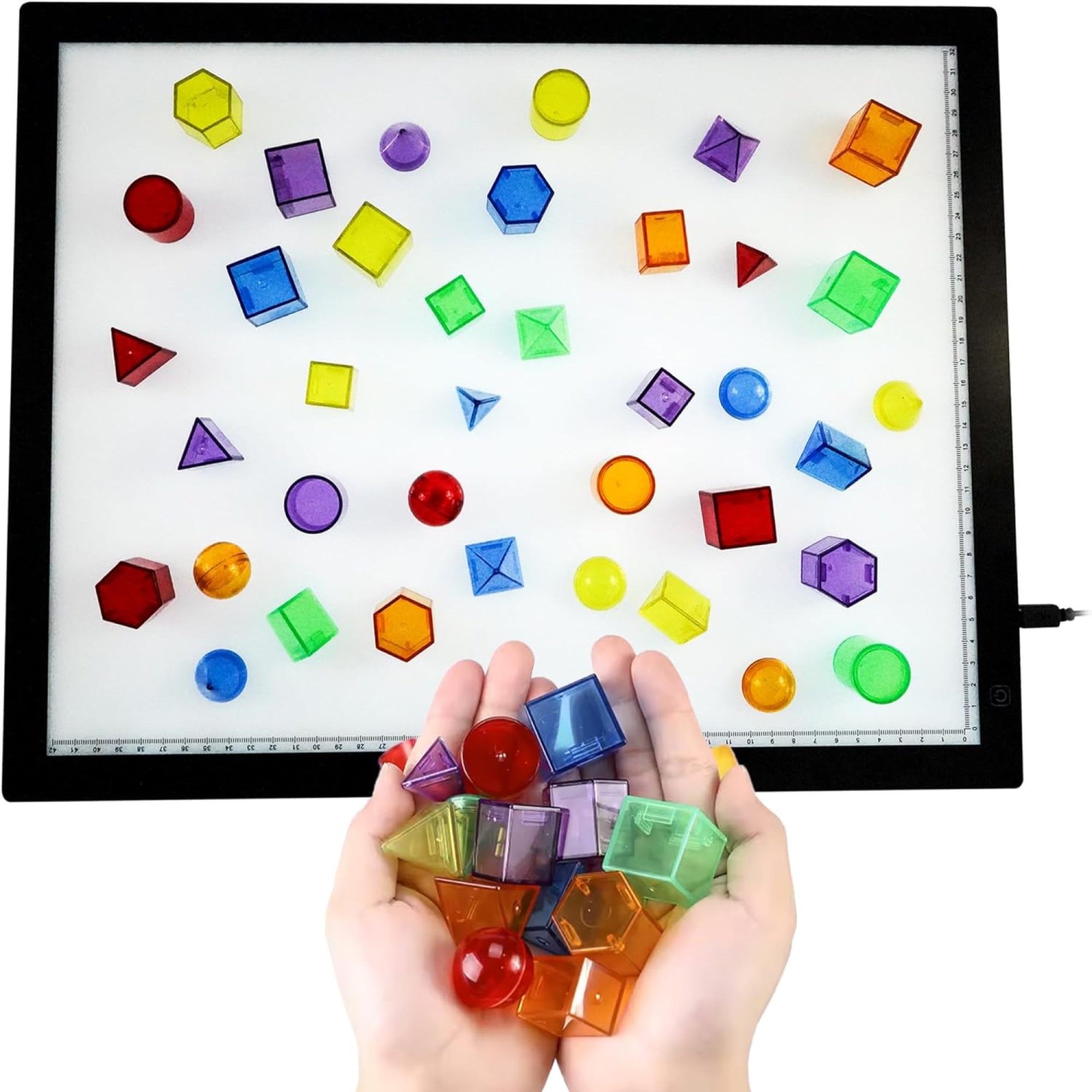 Magic Meadow LED Light Panel With Geometric Shapes Sensory Toy