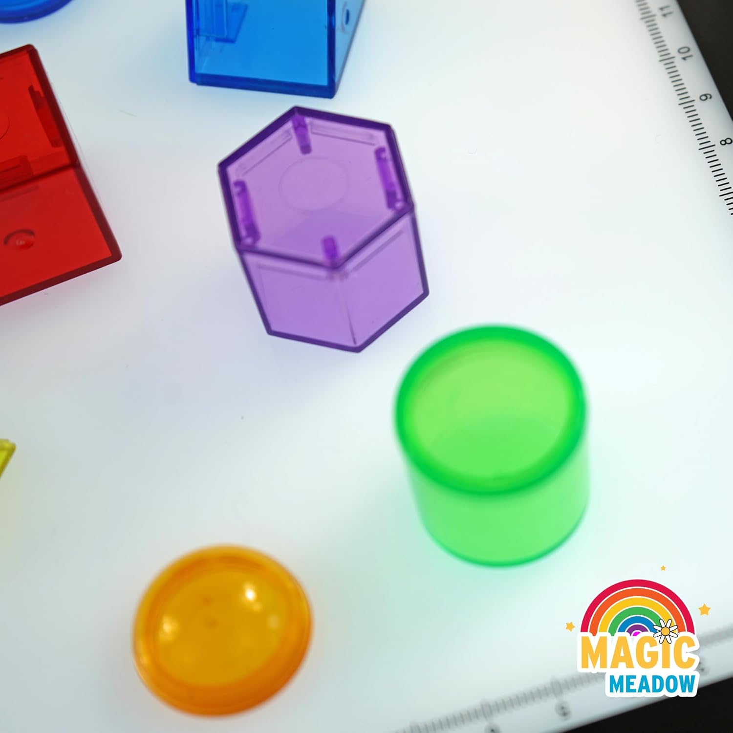 Magic Meadow LED Light Panel With Geometric Shapes Sensory Toy