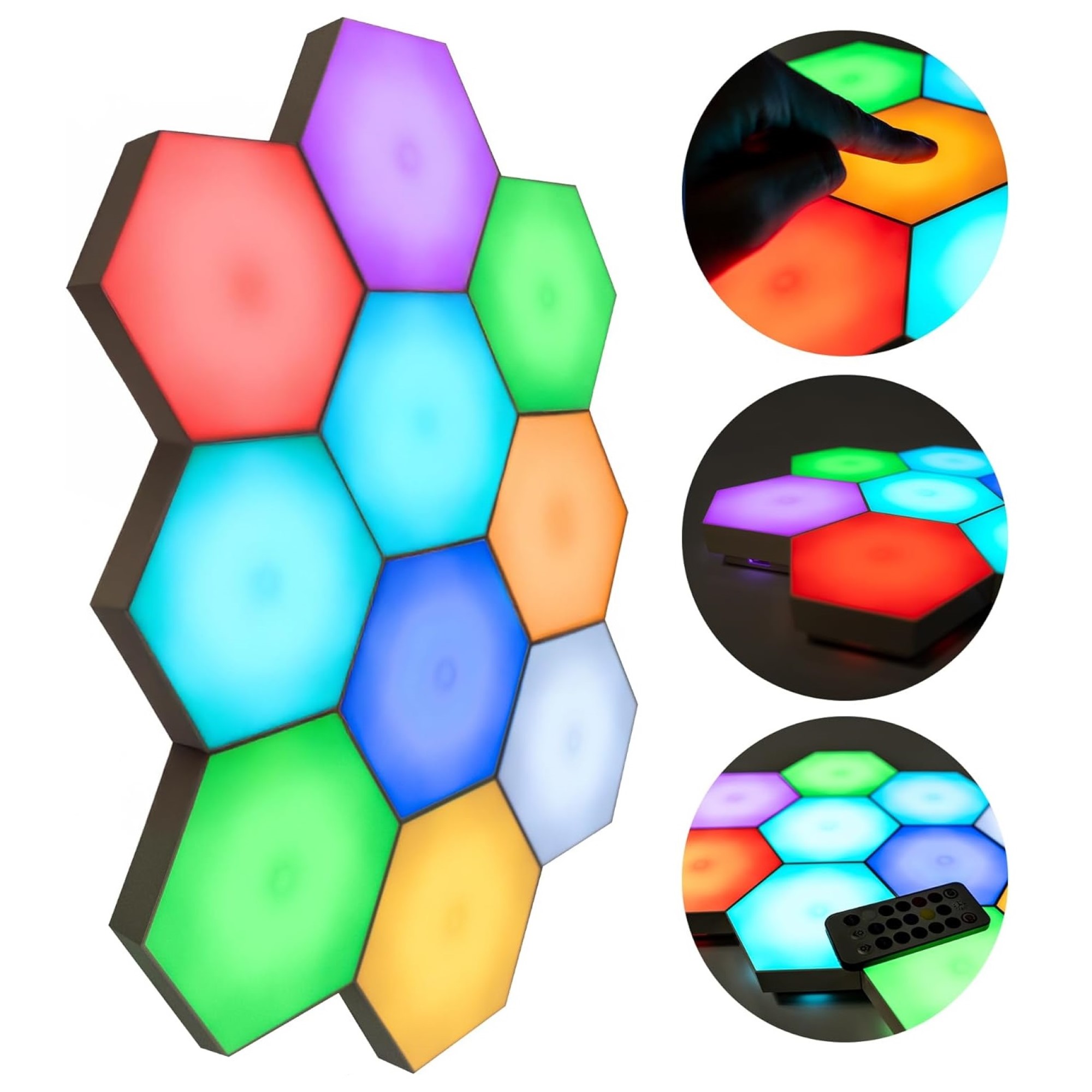 Magic Meadow Touch-Sensitive Hexagon Cell Lights Panel