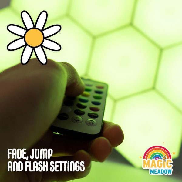 Magic Meadow Touch-Sensitive Hexagon Cell Lights Panel