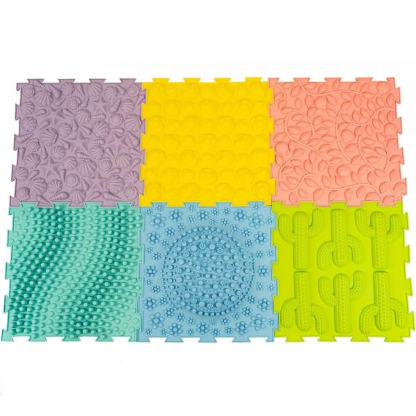 Magic Meadow Sensory Patterned Play Mats – Pack of 6