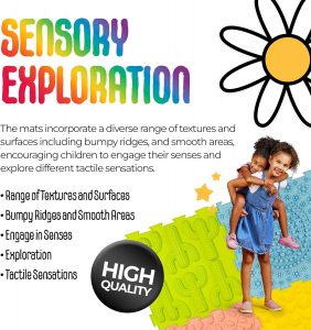 Magic Meadow Sensory Patterned Play Mats – Pack of 6