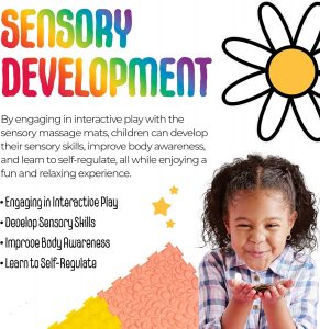 Magic Meadow Sensory Patterned Play Mats – Pack of 6