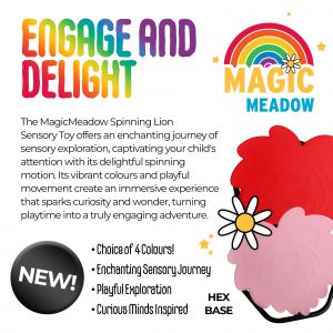 Magic Meadow Spinning Lion Chair